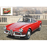 ALFA ROMEO GIULIETTA SPIDER 1300 KIT 1961 1:24 Italeri Kit Auto Die Cast Modellino