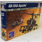 ELICOTTERO AH-64 APACHE KIT 1:72 Italeri Kit Elicotteri Die Cast Modellino