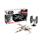 STAR WARS COLLECTOR SET X-WING FIGHTER & TIE FIGHTER KIT 1:57 - 1:65 Revell Kit Movie Die Cast Modellino