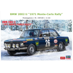 BMW 2002 Ti 1971 MONTE CARLO RALLY KIT 1:24 Hasegawa Kit Auto Die Cast Modellino