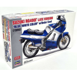 SUZUKI RG400G LATE VERSION 1986 BLUE/WHITE COLOR W/UNDER COW KIT 1:12 Hasegawa Kit Moto Die Cast Modellino