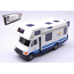 CAMPER MERCEDES HOME MOBILE WHITE 1:43 Cararama Campers-Roulottes Die Cast Modellino